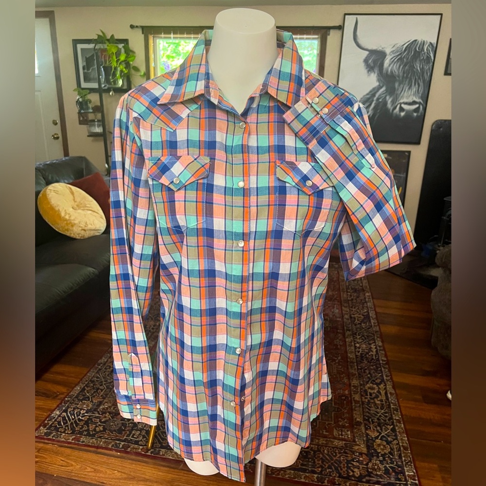 Wrangler Western Button Down Show/Rodeo Shirt